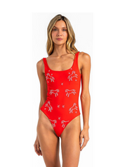 Camille One Piece Crimson